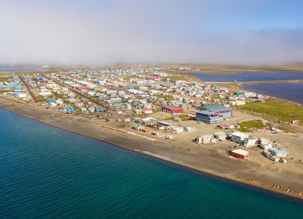 The Fog is lifting in Barrow Alaska now called Utqiagvik Alaska