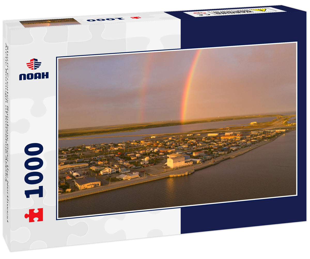 Storm Creates Rainbow Over the Northwest Arctic Borough of Kotzebue Alaska
