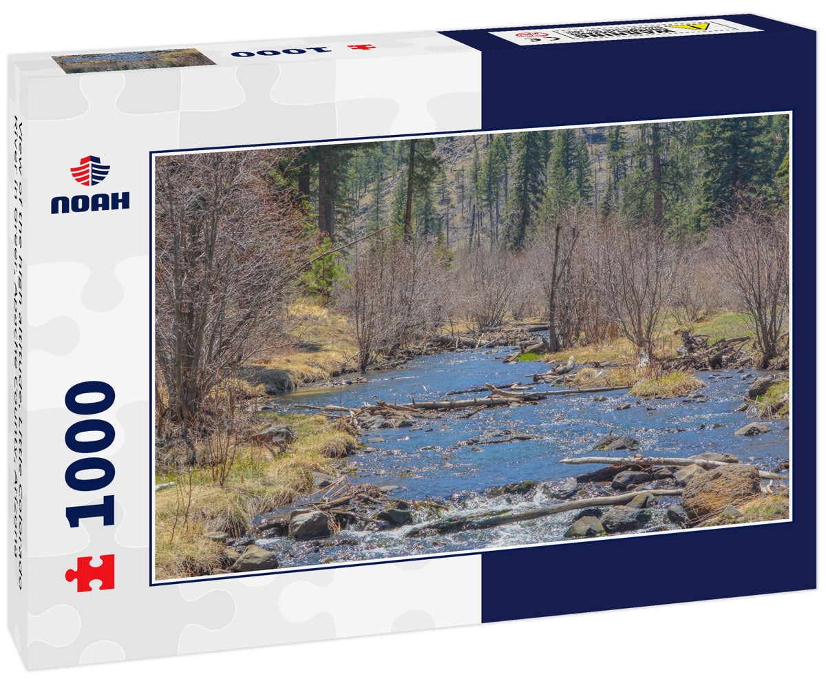 View of the high altitude, Little Colorado River in Greer, Apache County, Arizona