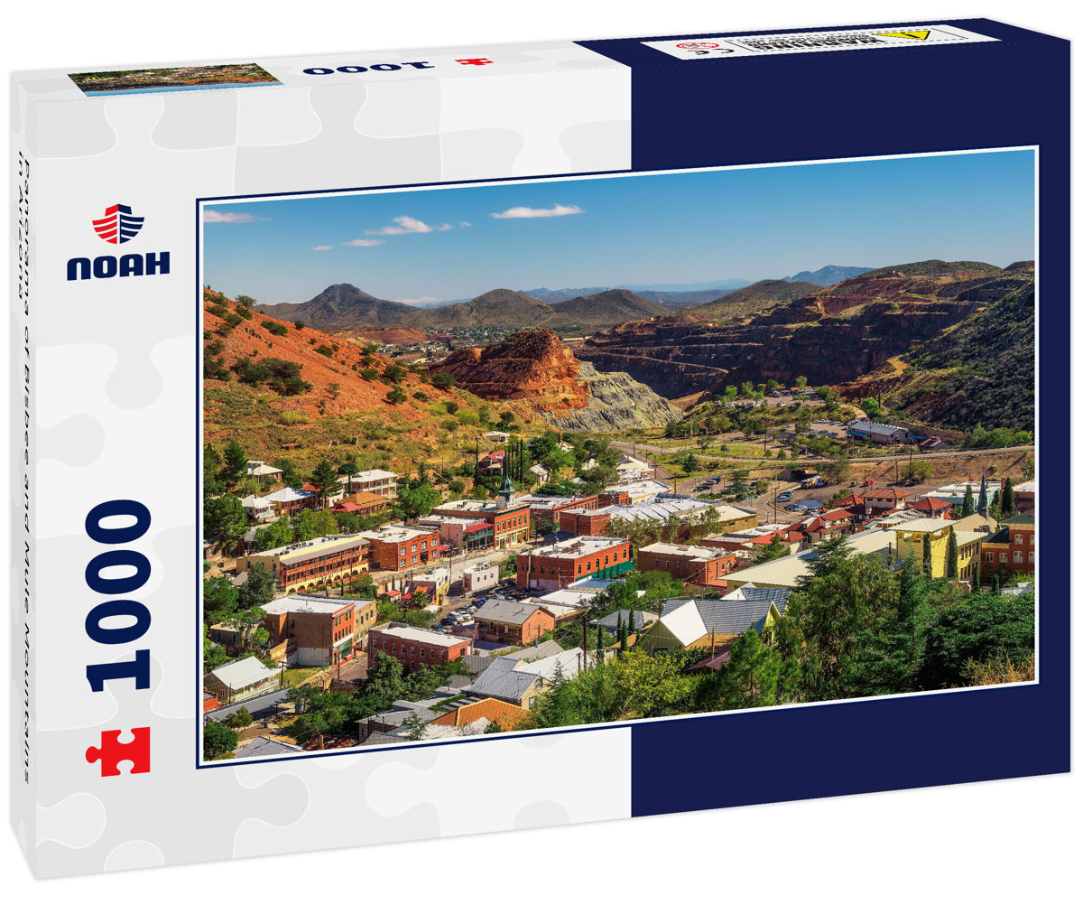 Panorama of Bisbee and Mule Mountains in Arizona