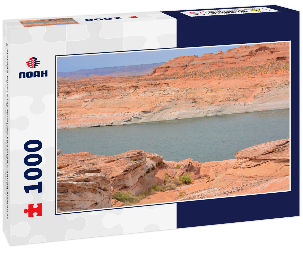 Colorado River runs through the Glen Canyon National Recreation Area in Page, Coconino County, Arizona