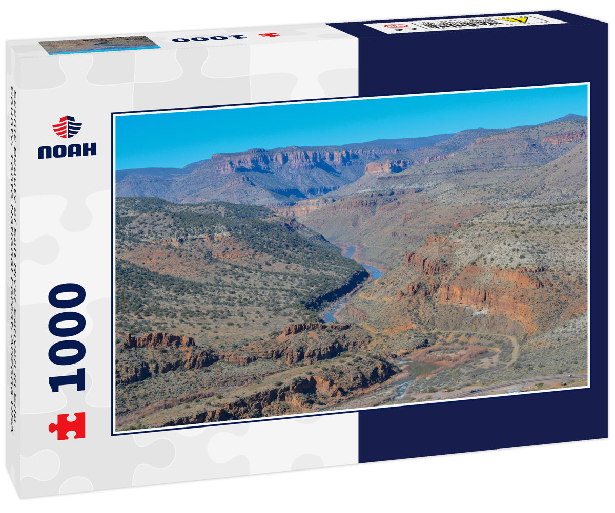 Scenic Beauty of Salt River Canyon in Gila County, Tonto National Forest, Arizona USA