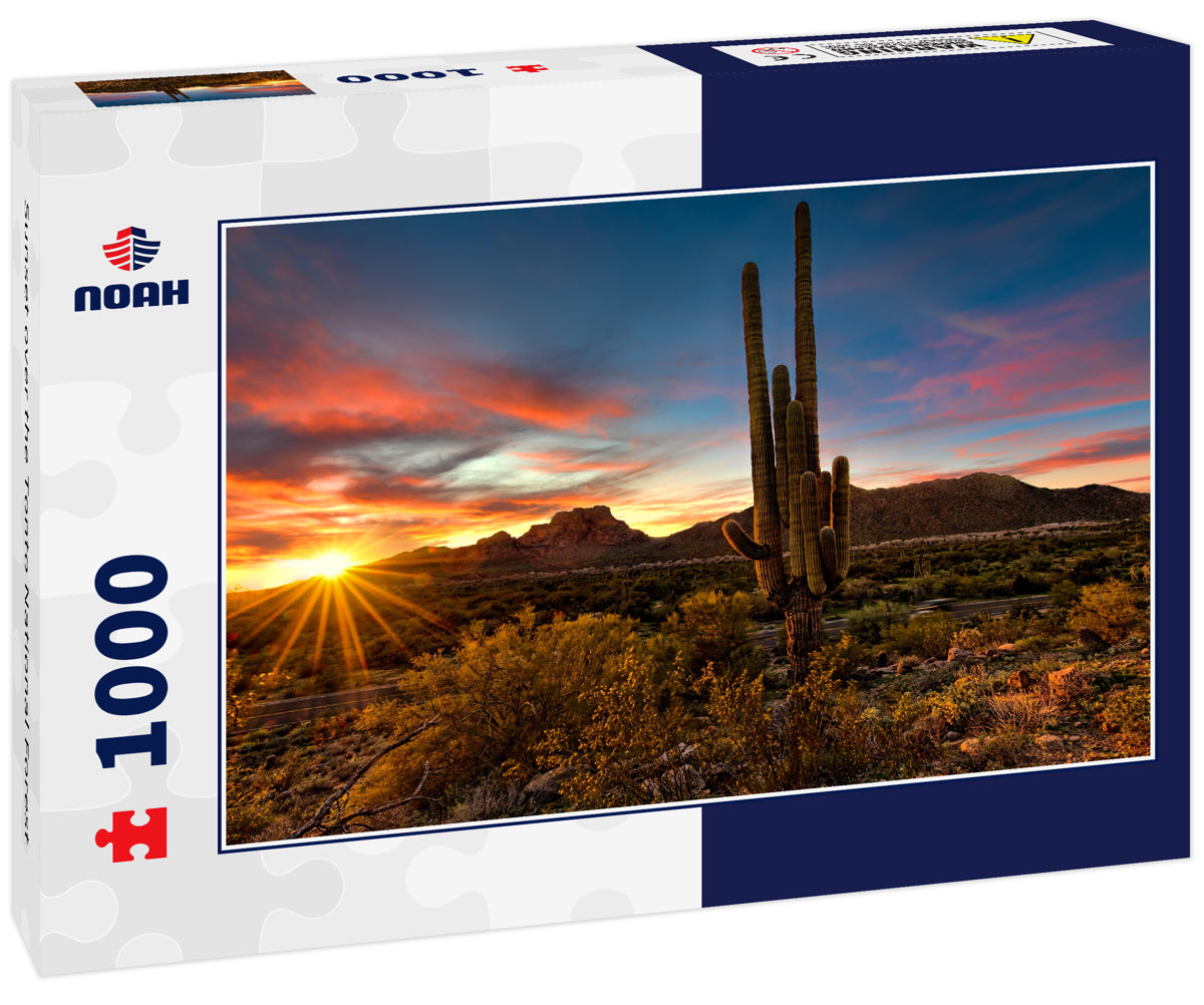 Sunset over the Tonto National Forest