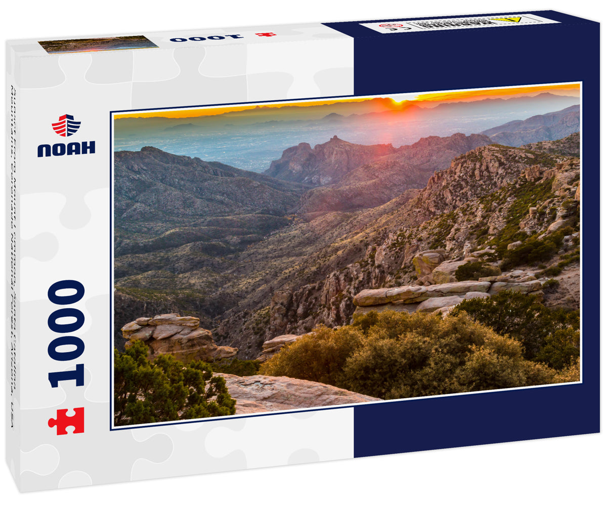 Sunset From Mount Lemmon, Santa Catalina Mountains, Coronado National Forest, Arizona, USA