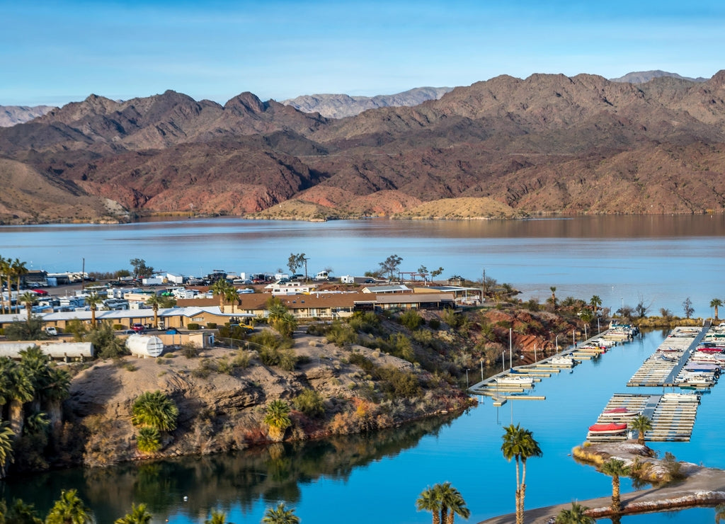 A breathtaking view of the river in Parker Dam Road, Arizona