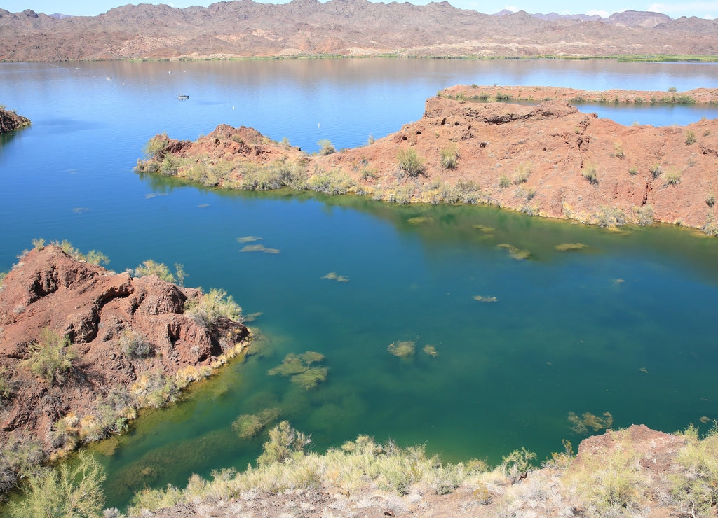 Lake near Parker in Arizona, USA