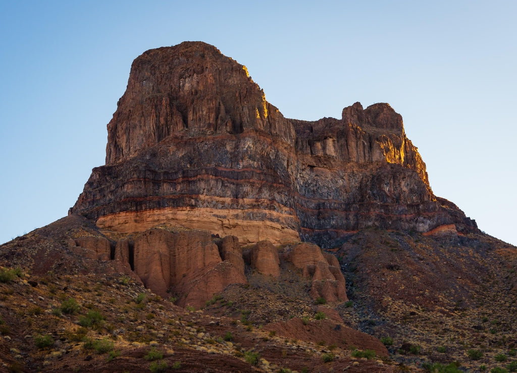Rocky Mountaintop Buckskin Mountains Bill Williams River National Wildlife Refuge Arizona