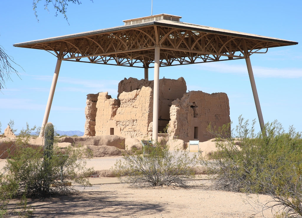 Casa Grande Ruins National Monument in Arizona, USA