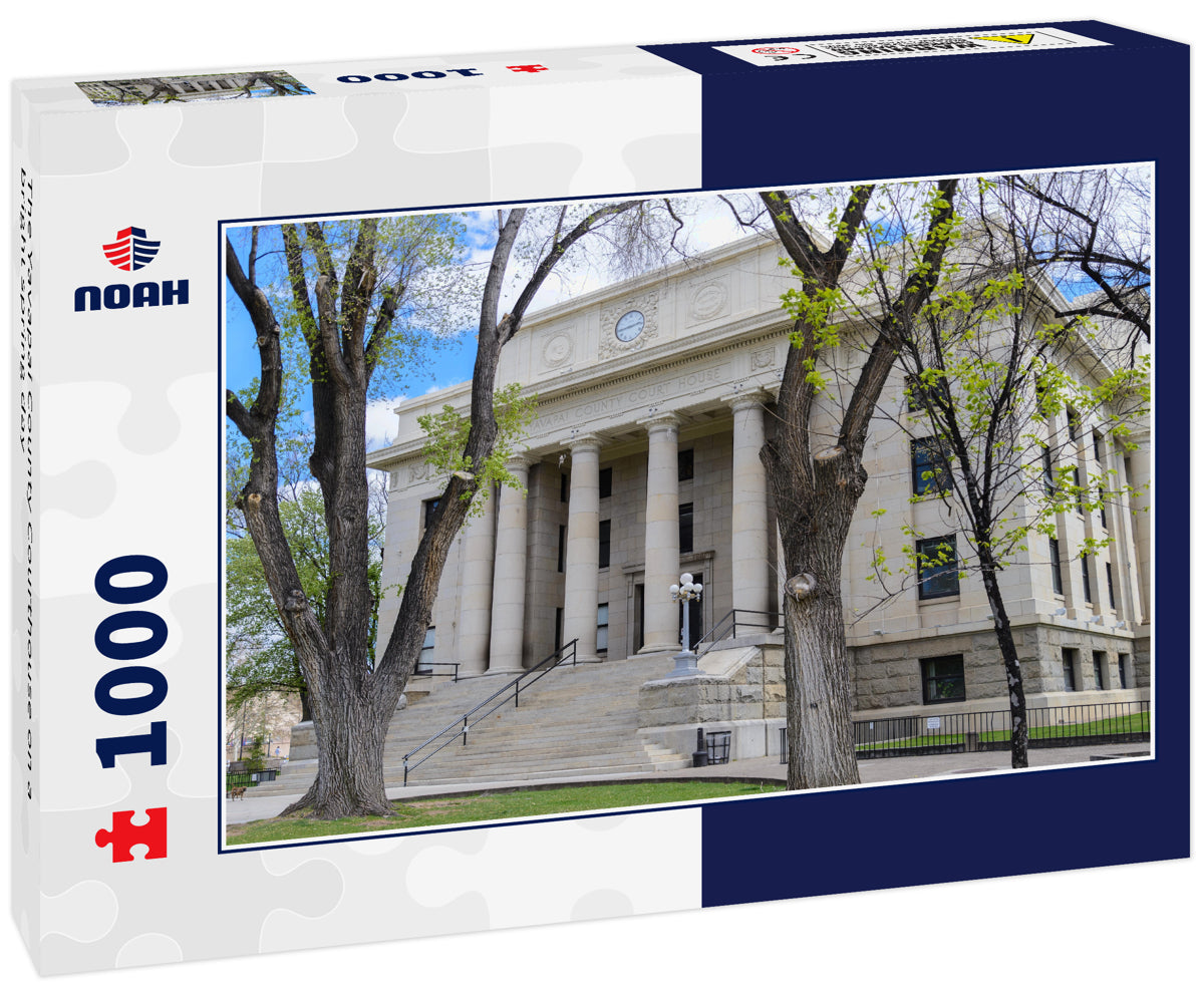 The Yavapai County Courthouse on a bright spring day