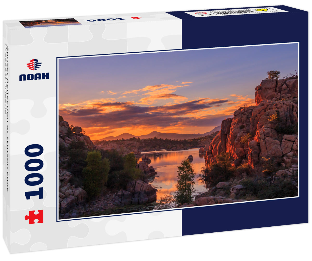 Sunset Reflection at Watson Lake Prescott Arizona