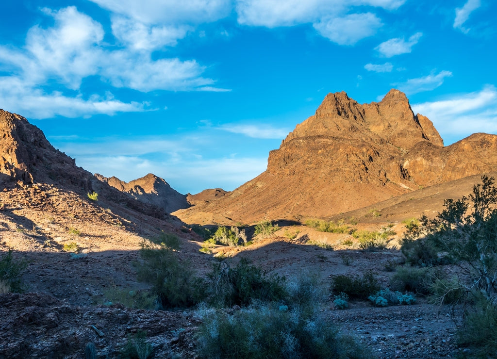 An overlooking view of nature in Yuma, Arizona