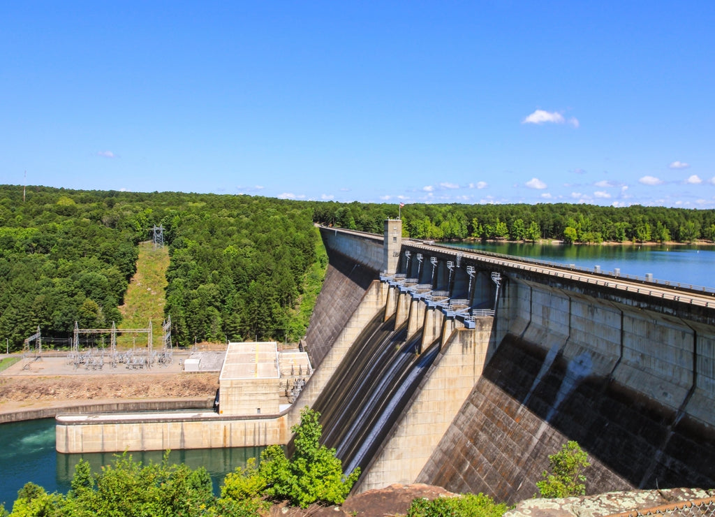 Greers Ferry Lake Dam in Heber Springs, Arkansas