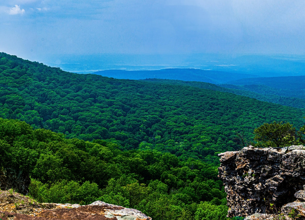 Northwest Rim Panorama at Mt Magazine SP in Russellville Arkansas
