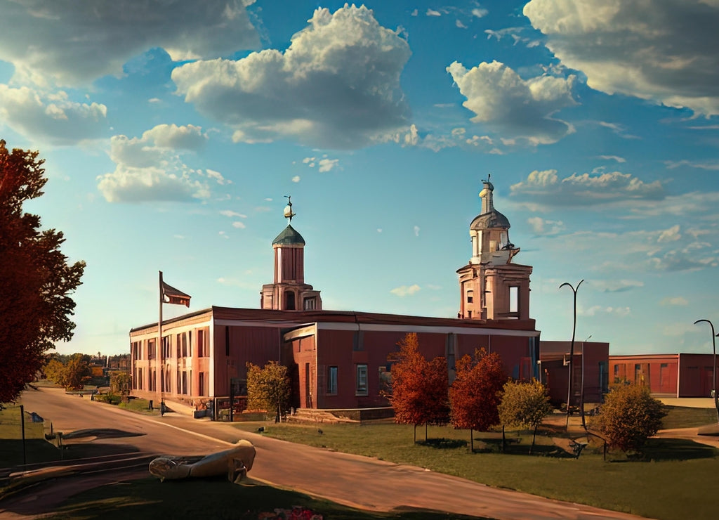 Fort Smith, Arkansas, United States. Destination Artist Depiction