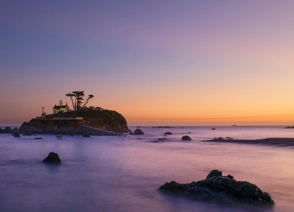 Battery Point Lighthouse, Crescent City, Del Norte County, California