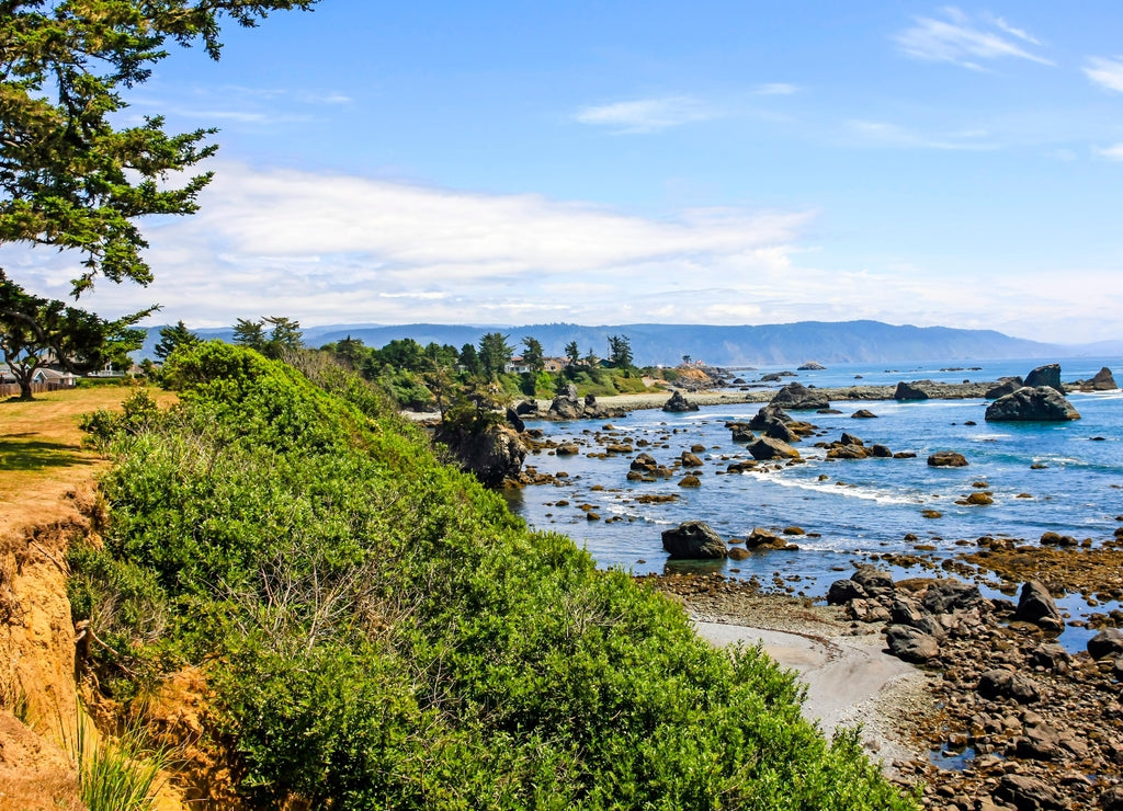 View of the Pacific coast near Crescent City, California, USA