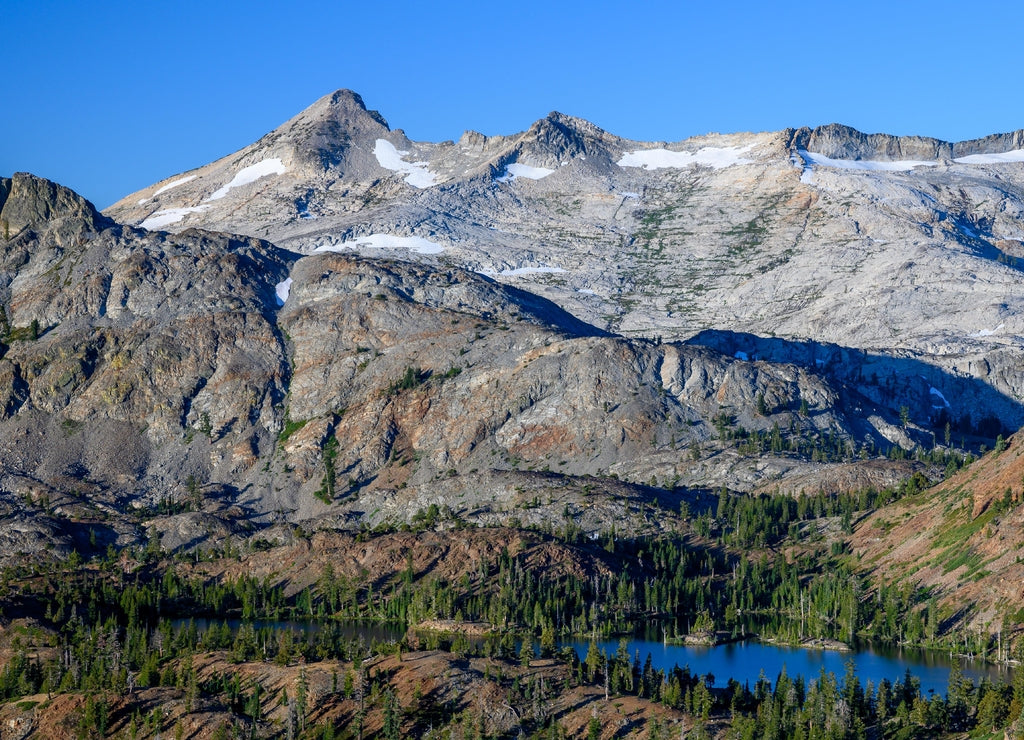 Crystal Mountain Range and Susie Lake in Desolation Wilderness
