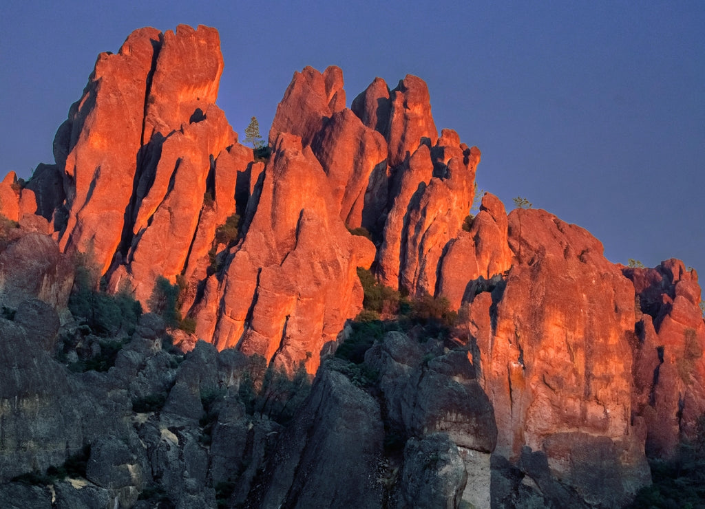 Pinnacles National Park early in the evening