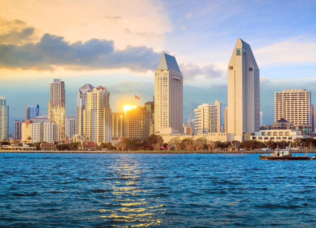 Skyline of San Diego, California