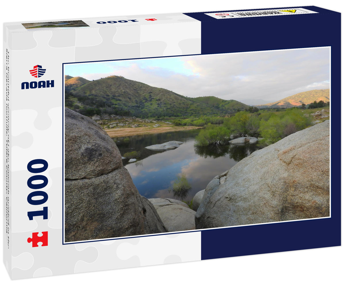 The beautiful scenery of Lake Kaweah nestled in the Sierra Nevada foothills, Tulare County, California