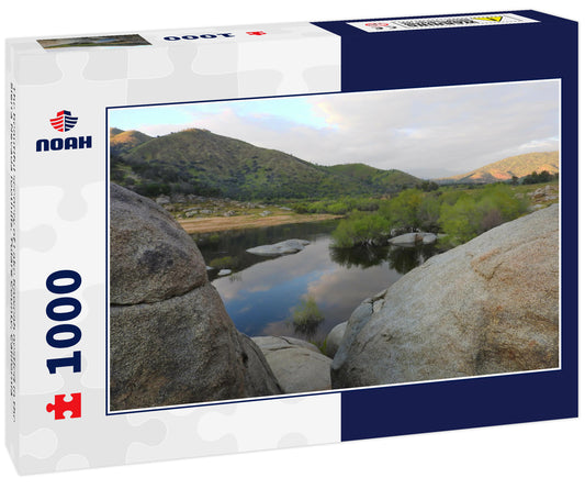 The beautiful scenery of Lake Kaweah nestled in the Sierra Nevada foothills, Tulare County, California