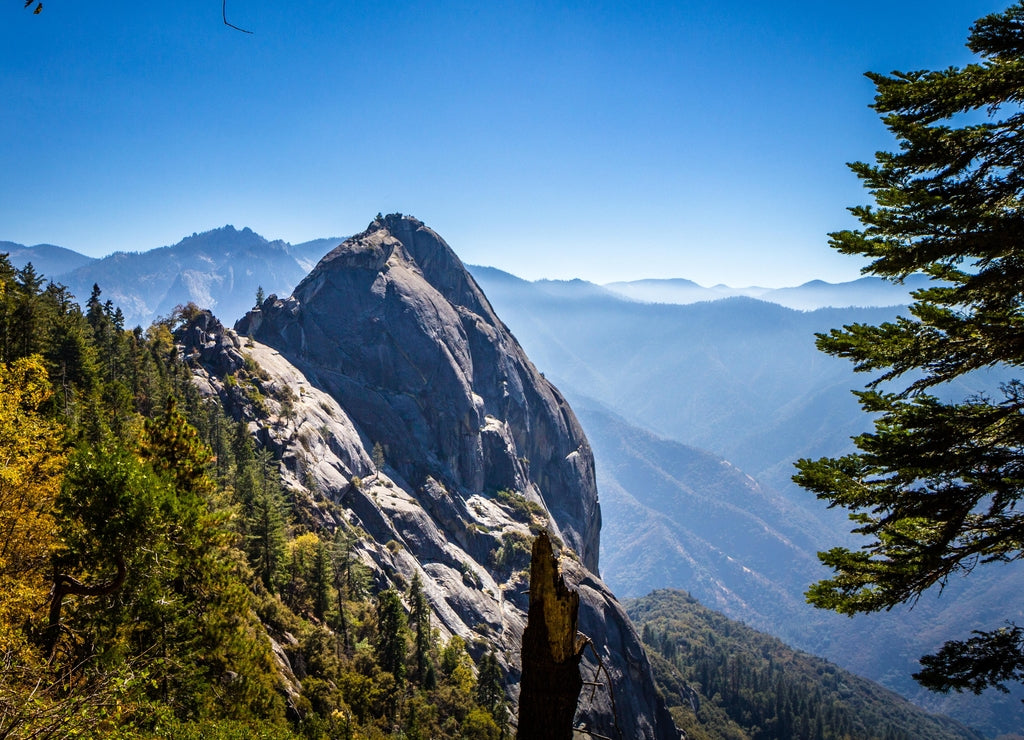 Moro Rock in Sequoia National Park, California