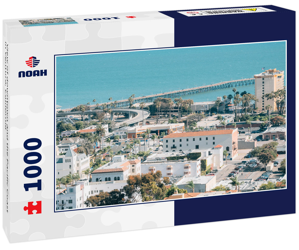 View of downtown and the Pacific Coast in Ventura, California