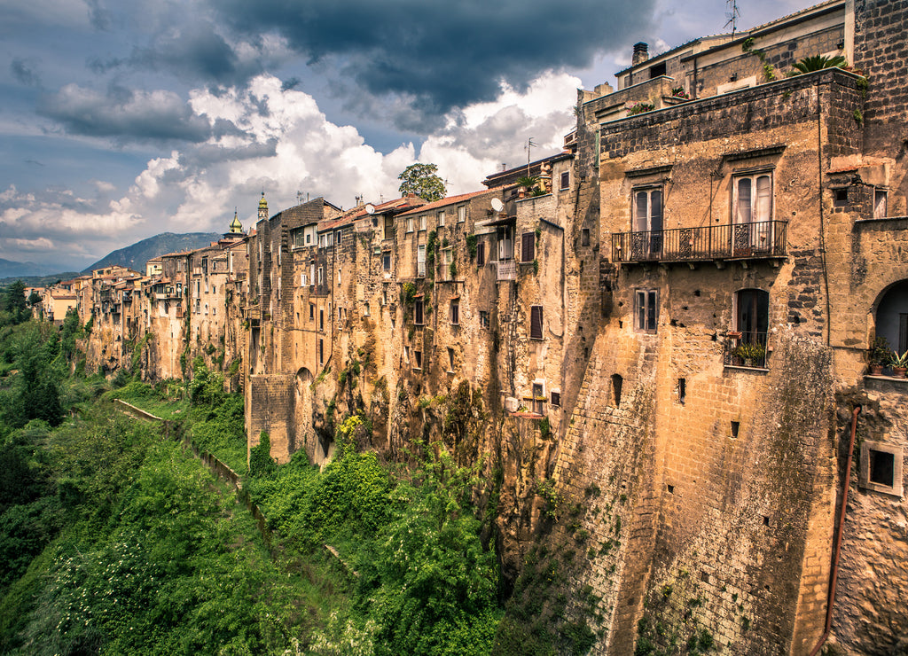 A view of Sant'Agata dei Goti near Naples, Italy