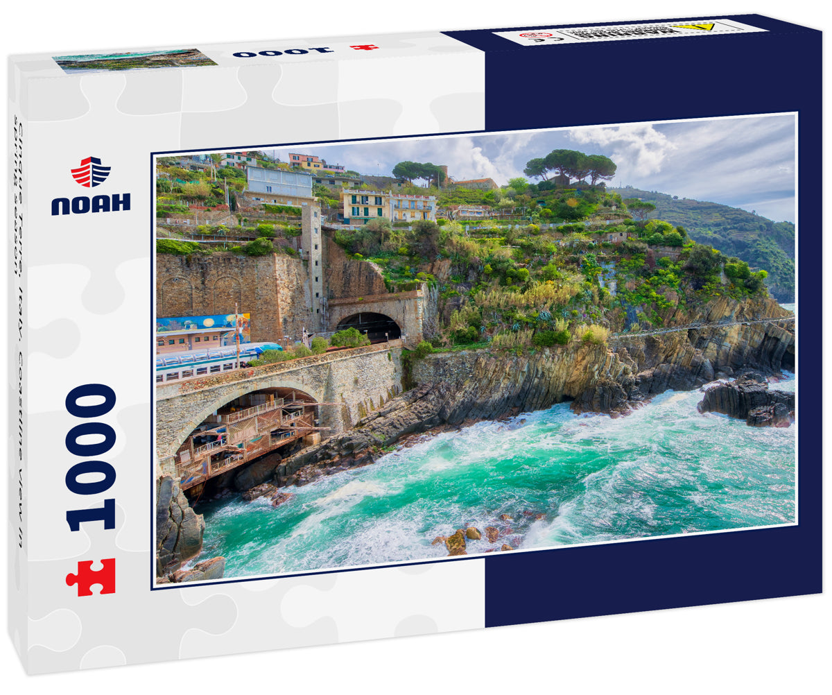 Cinque Terre, Italy. Coastline view in spring season