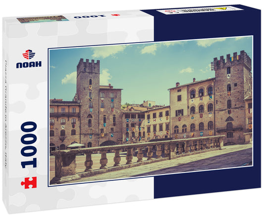 Piazza Grande in Arezzo, Italy