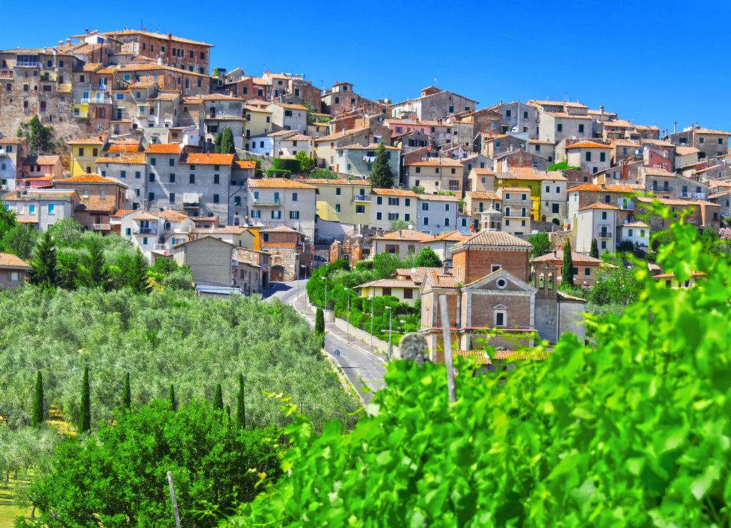 City of Chianciano Terme in Tuscany