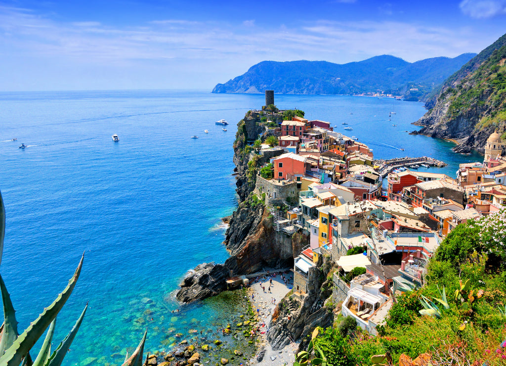 Beautiful Cinque Terre village of Vernazza, Italy