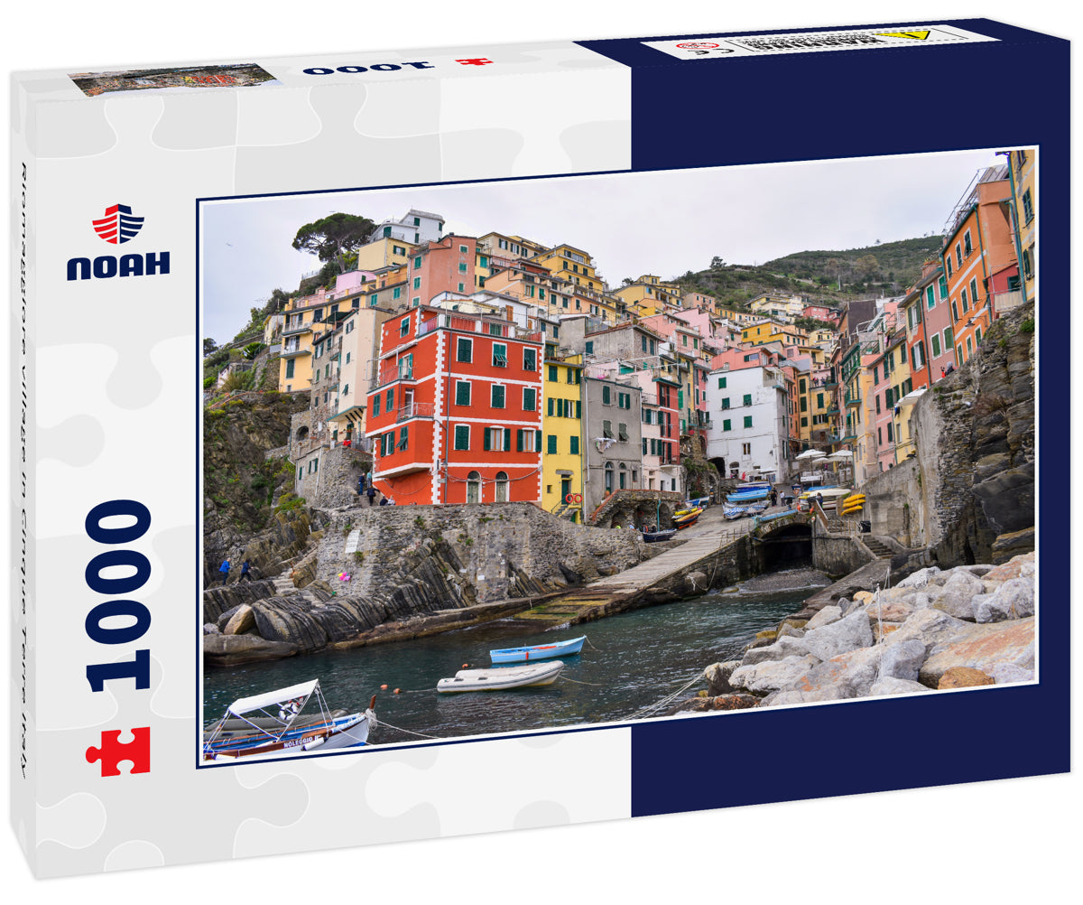 Riomaggiore village in Cinque Terre Italy