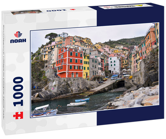 Riomaggiore village in Cinque Terre Italy