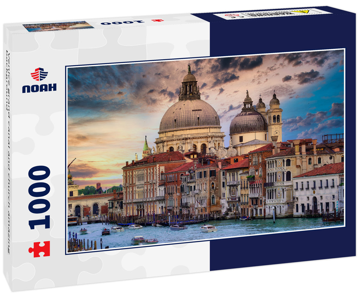 Venice grand canal and church amazing background