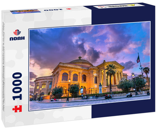 The Teatro Massimo Vittorio Emanuele, the biggest in Italy opera house. Palermo, Sicily