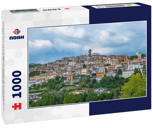 Overview of Fiuggi in Italy, Scenic sight in Fiuggi, province of Frosinone, Lazio