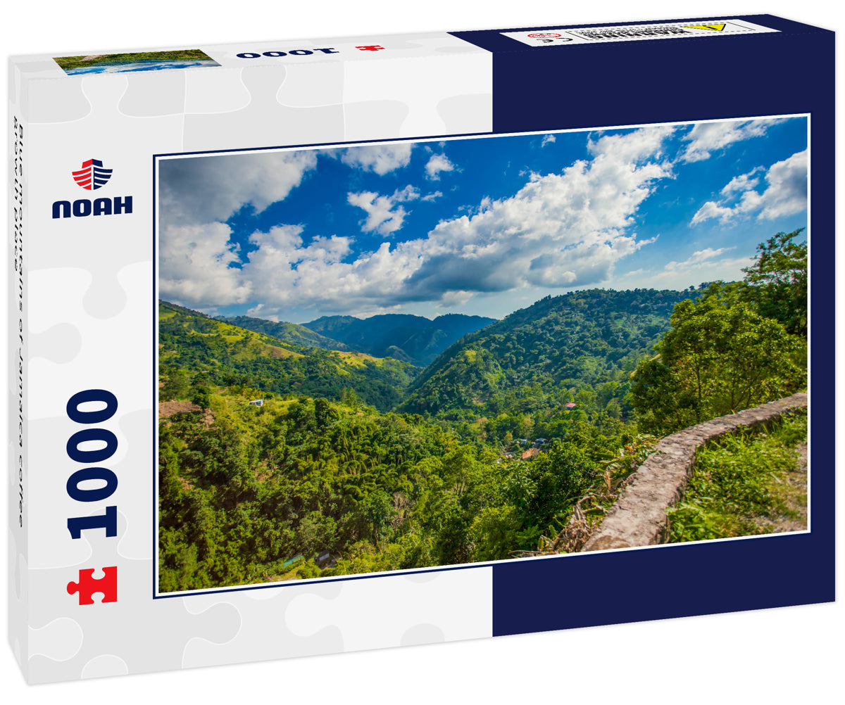 Blue mountains of Jamaica coffee growth place