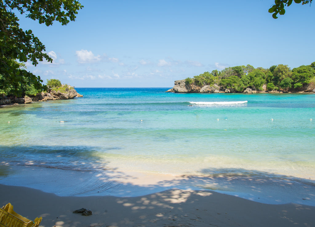 Boston Beach, Jamaica, a beach close to Port Antonio, in the north-east part of the island