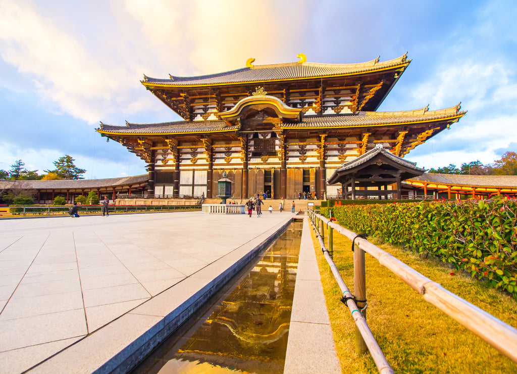 The Main Hall of Todai-ji Temple in Nara