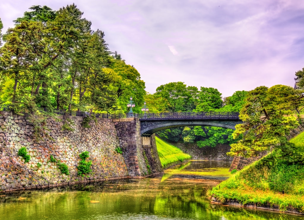 Imperial Palace with Nijubashi Bridge in Tokyo