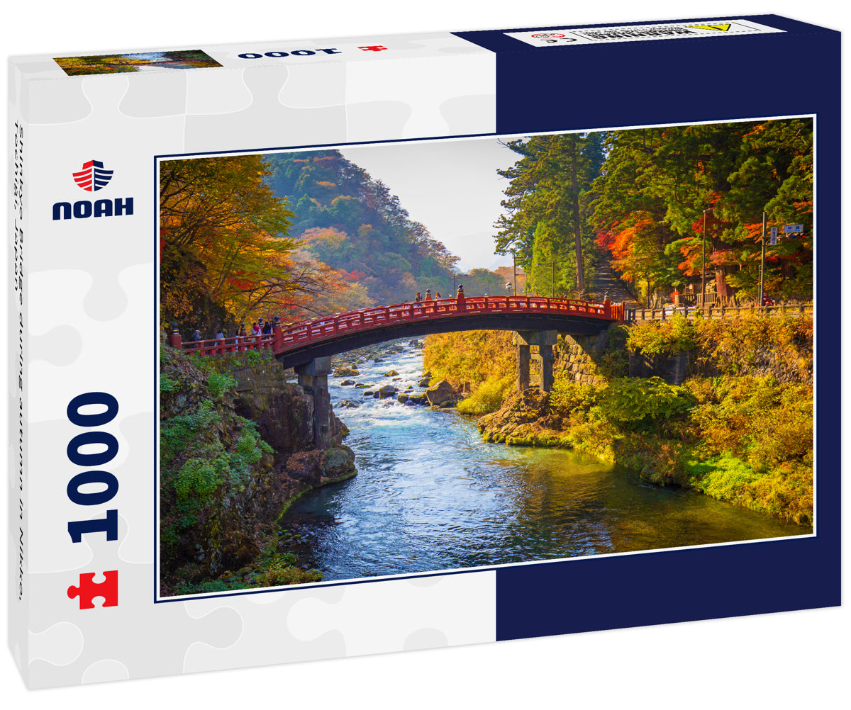 Shinkyo Bridge during autumn in Nikko, Tochigi, Japan