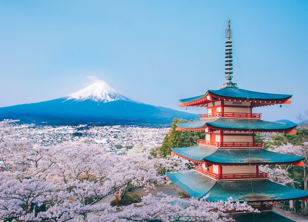 Mt. Fuji in kawaguchiko lake, Kawaguchiko lake of Japan, Mount Fuji, Kawaguchi Lake, Japan