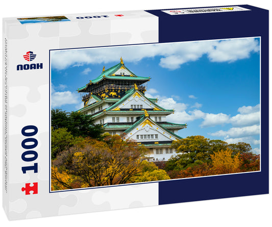 Osaka castle beautiful attraction ancient architecture landmark Osaka castle in autumn, Osaka City, Kansai
