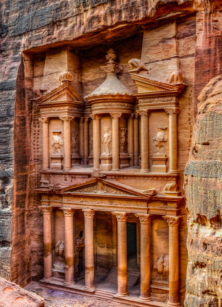 Al Khazneh tomb also called Treasury at Petra, Jordan