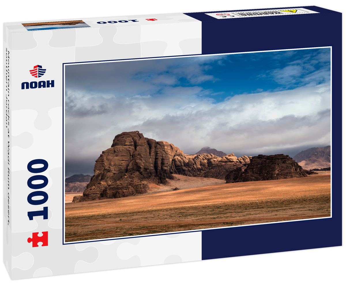 Mountain rocks at Wadi Rum desert, southern Jordan