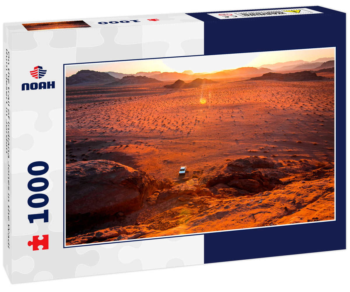 On the trail of Indiana Jones in the Wadi Rum desert in Jordan