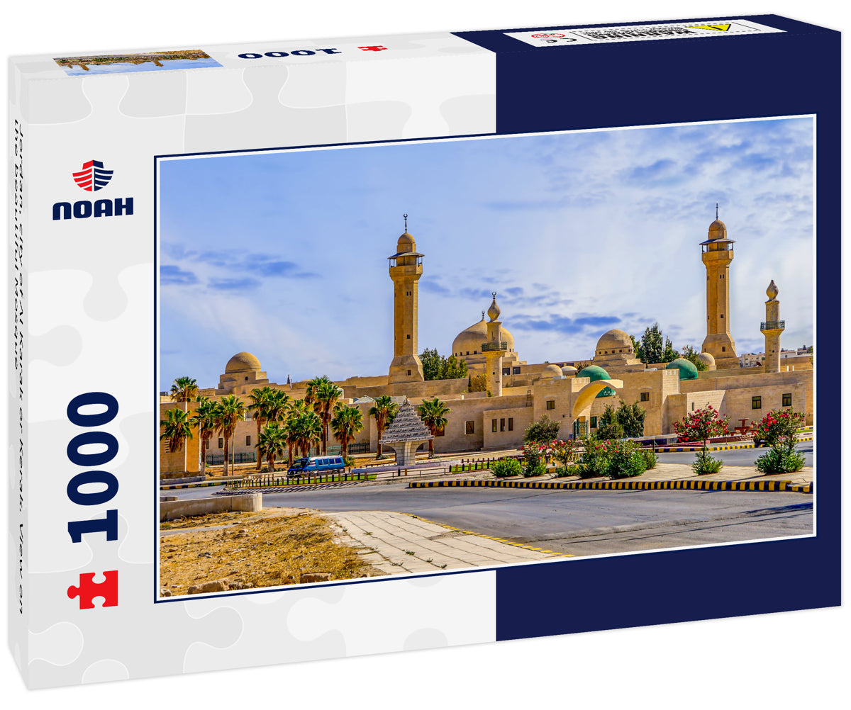 Jordan, city of Al Karak or Kerak. View on the beautiful Mosque