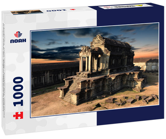 Cambodia, Siem Reap - Angkor Wat, one of the temple inside the Angkor Wat area at sunset