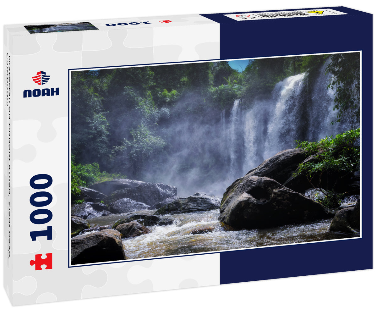 Waterfall on Phnom Kulen, Siem Reap, Cambodia